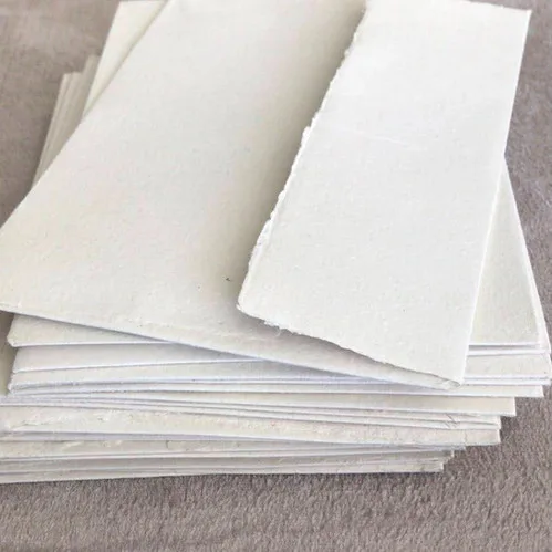 10 Deckled Edge Square Flap Envelopes