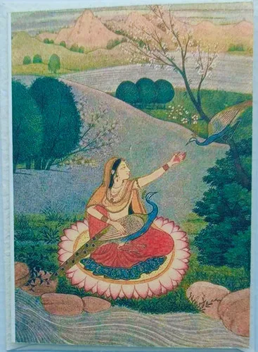 5 Blank Greeting Cards & Envelopes - Mughal Women
