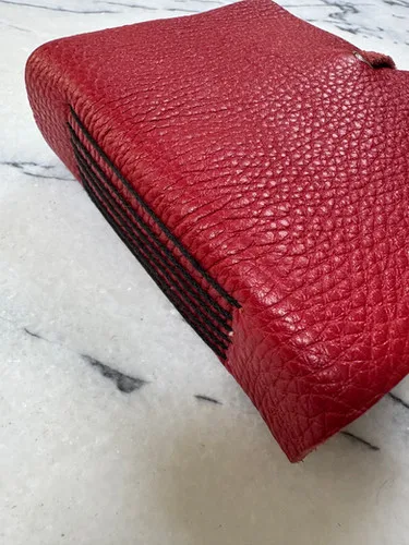 Vintage Leather Travel Journal 5 x 4 inch