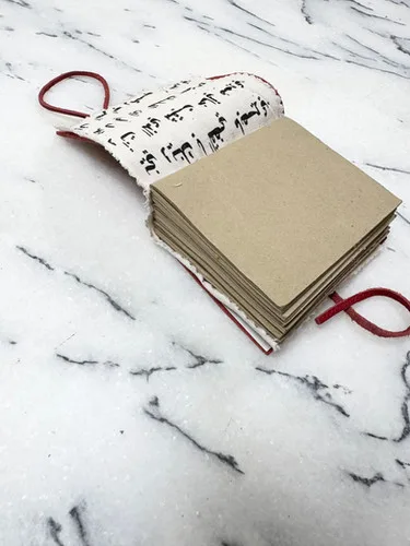Vintage Leather Travel Journal 5 x 4 inch