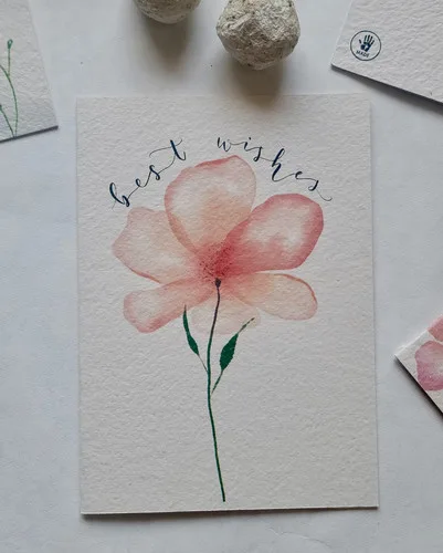 3 Greeting Cards & Plantable Seed Envelopes - Mo's Calligraphy Collection
