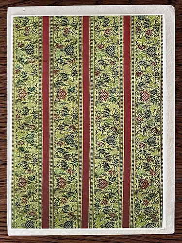 5 Blank Greeting Cards & Envelopes-Mughal Empire Florals V&A - 2 3.5 x 5.5 inch