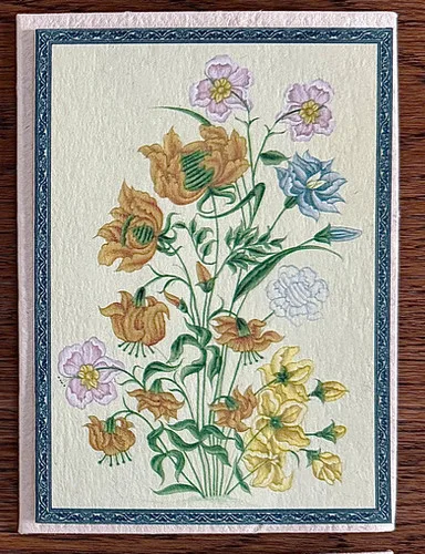 5 Blank Greeting Cards & Envelopes - Florals