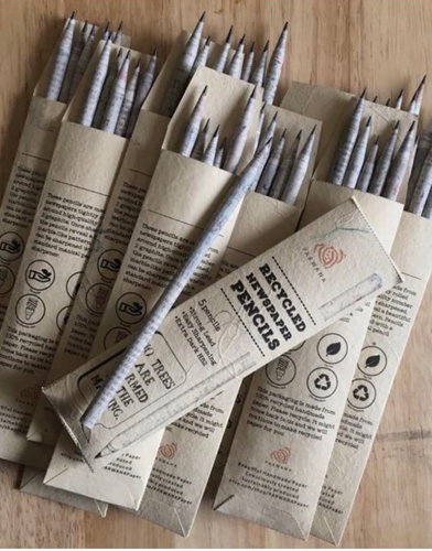 Newspaper Pencil Pack - 5 HB Pencils
